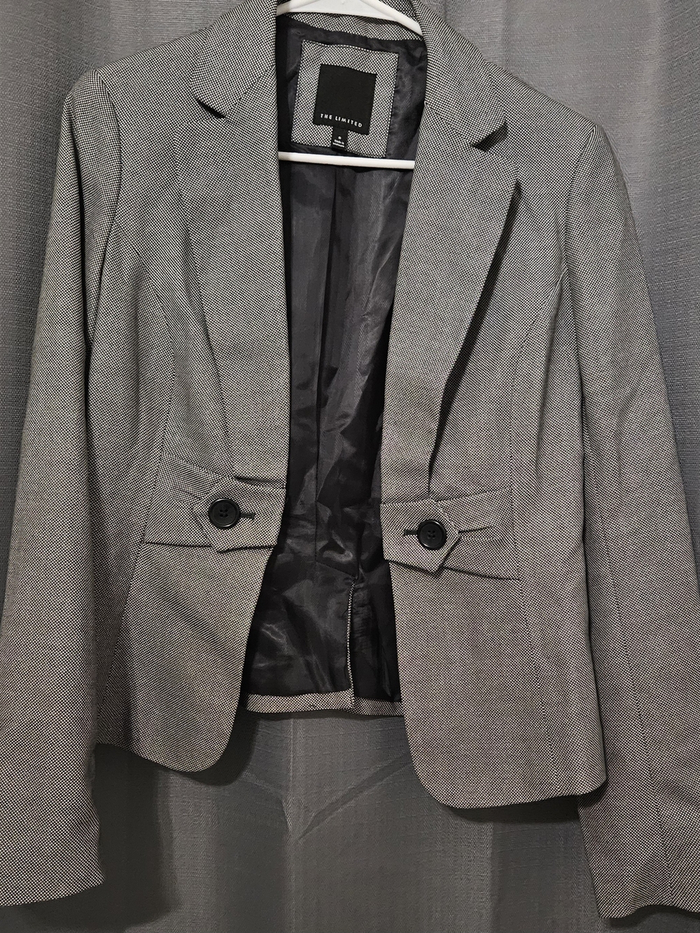 The Limited Women's Grey Tailored Blazer